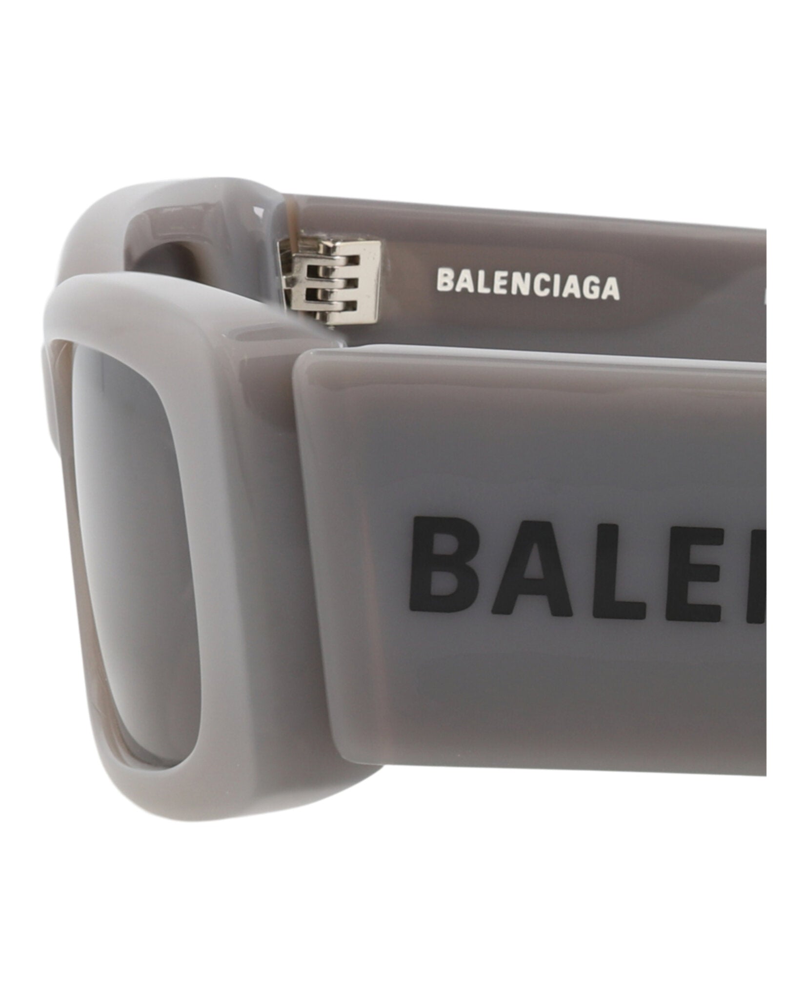 Balenciaga Womens Square/Rectangle Grey Grey Grey Fashion Designer Eyewear