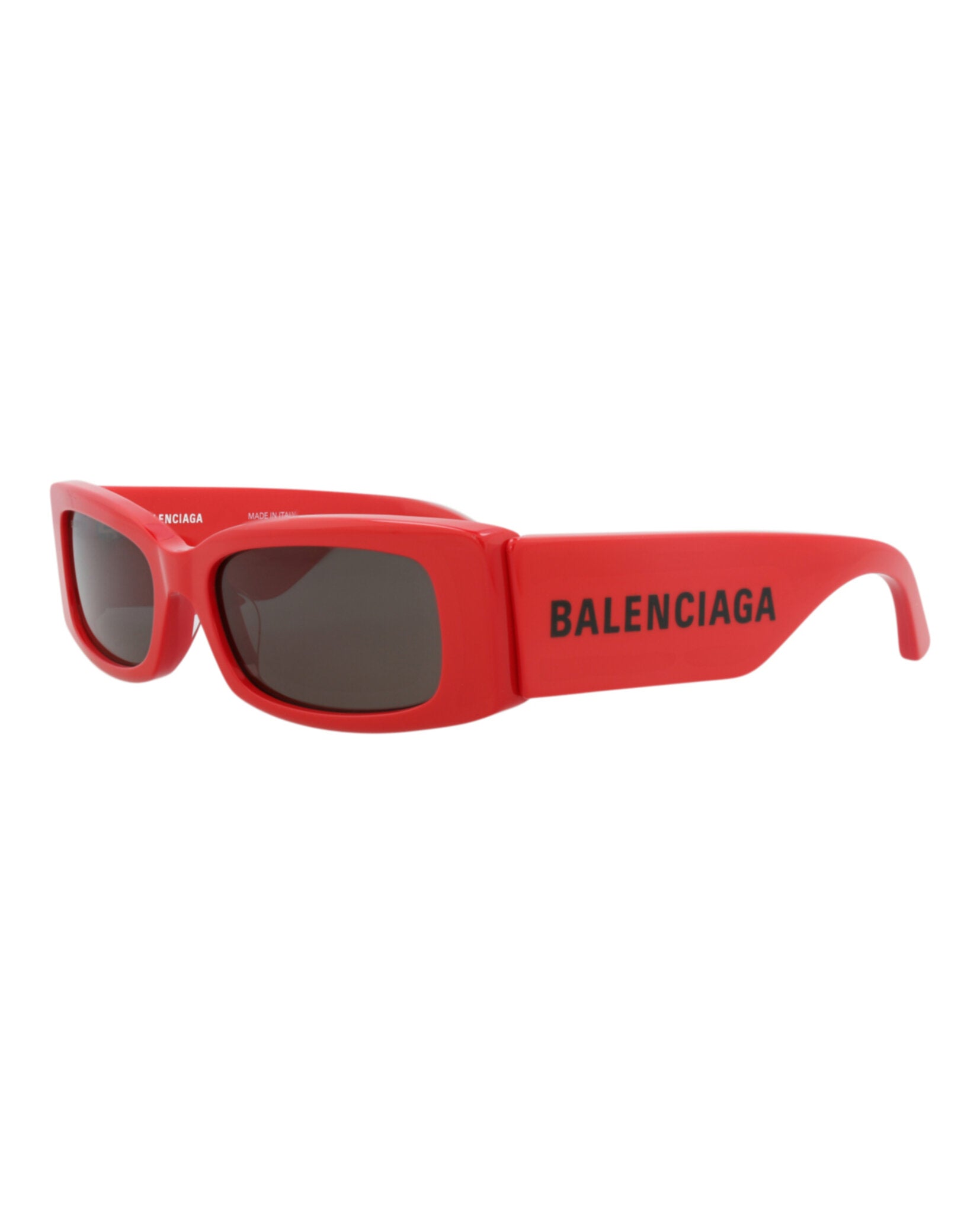 Balenciaga Womens Square/Rectangle Red Red Grey Fashion Designer Eyewear