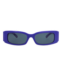 Balenciaga Womens Square/Rectangle Blue Blue Blue Fashion Designer Eyewear