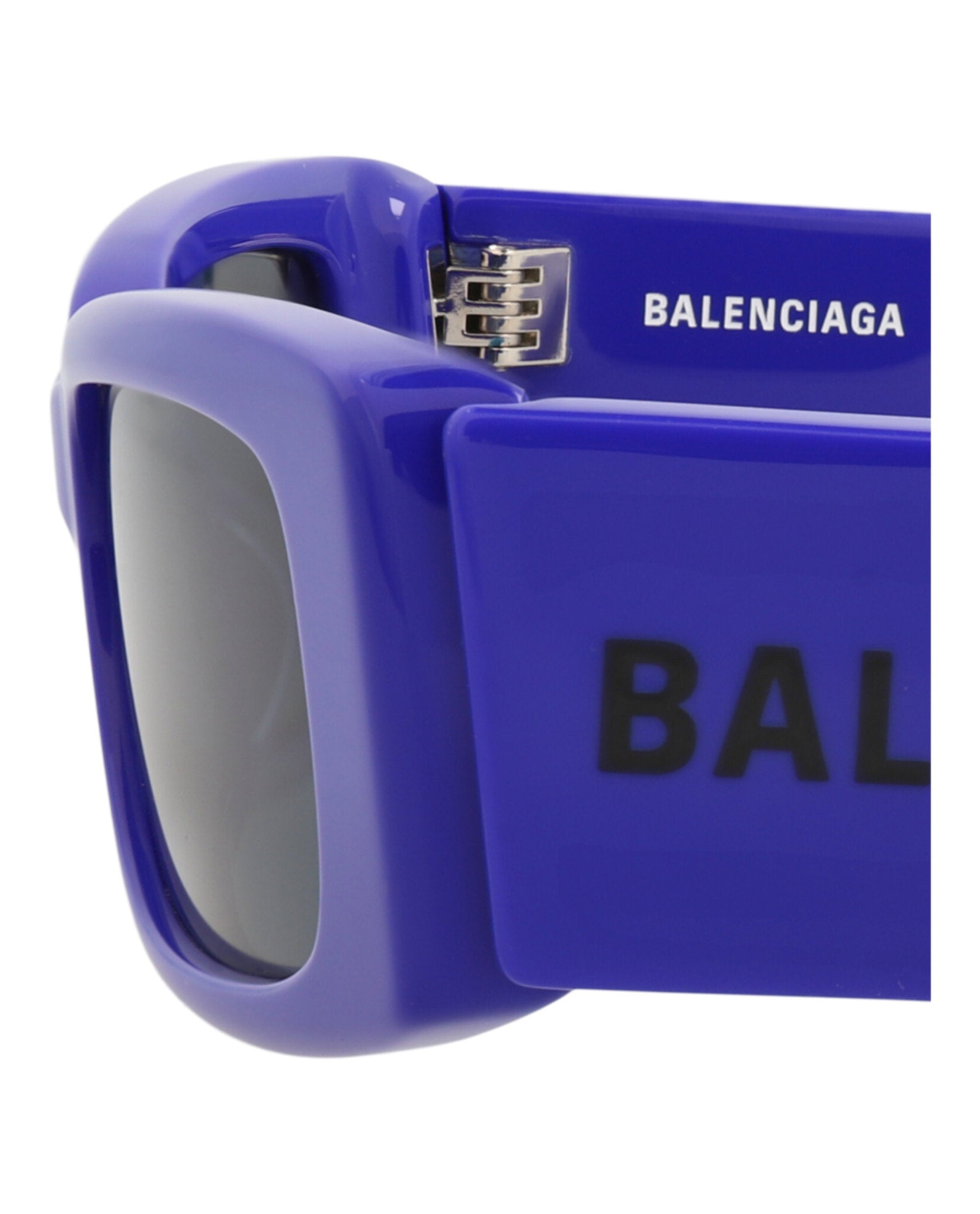 Balenciaga Womens Square/Rectangle Blue Blue Blue Fashion Designer Eyewear