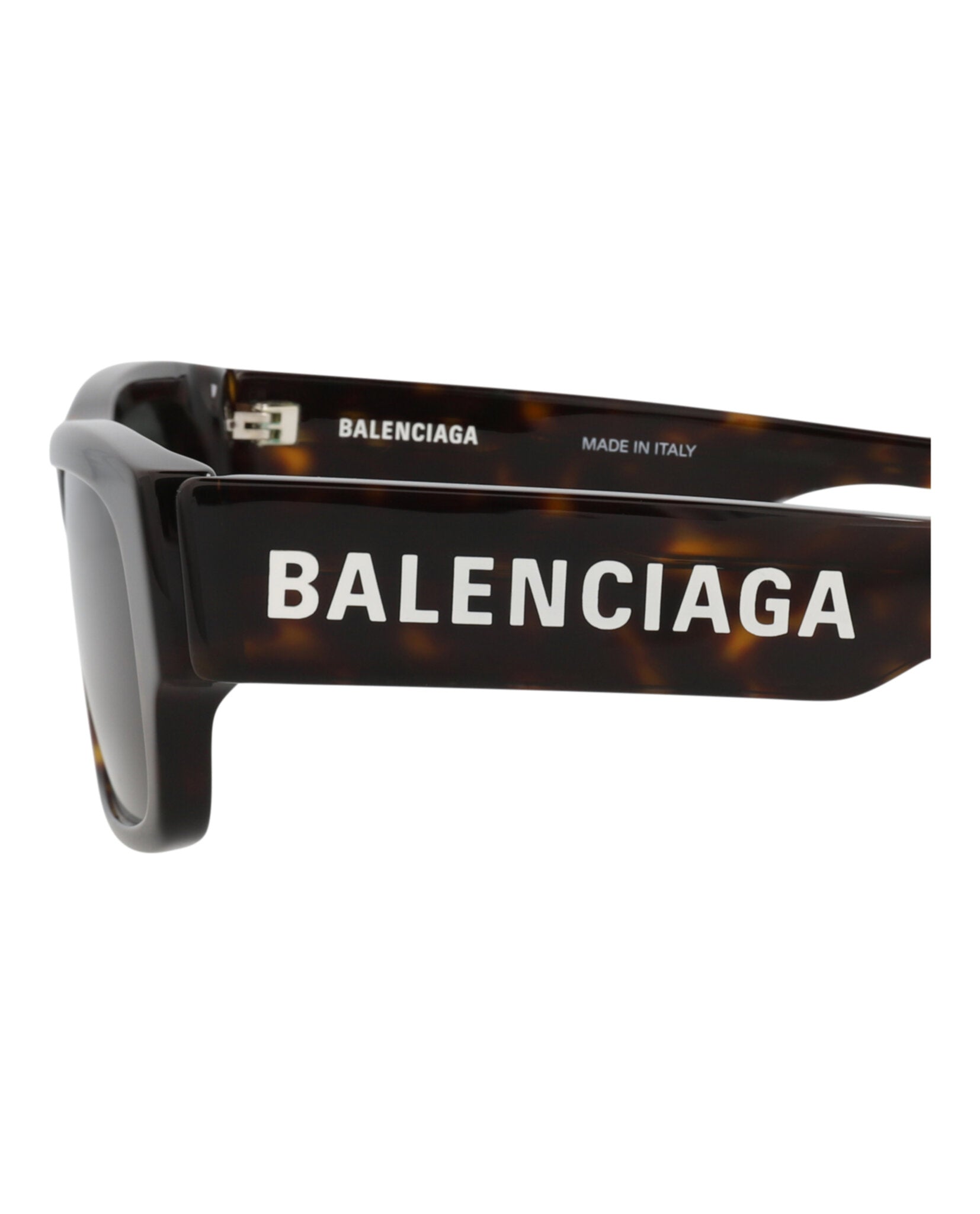 Balenciaga Balenciaga Mens Square/Rectangle Havana Havana Green Fashion Designer Eyewear