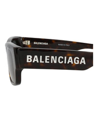 Balenciaga Balenciaga Mens Square/Rectangle Havana Havana Green Fashion Designer Eyewear