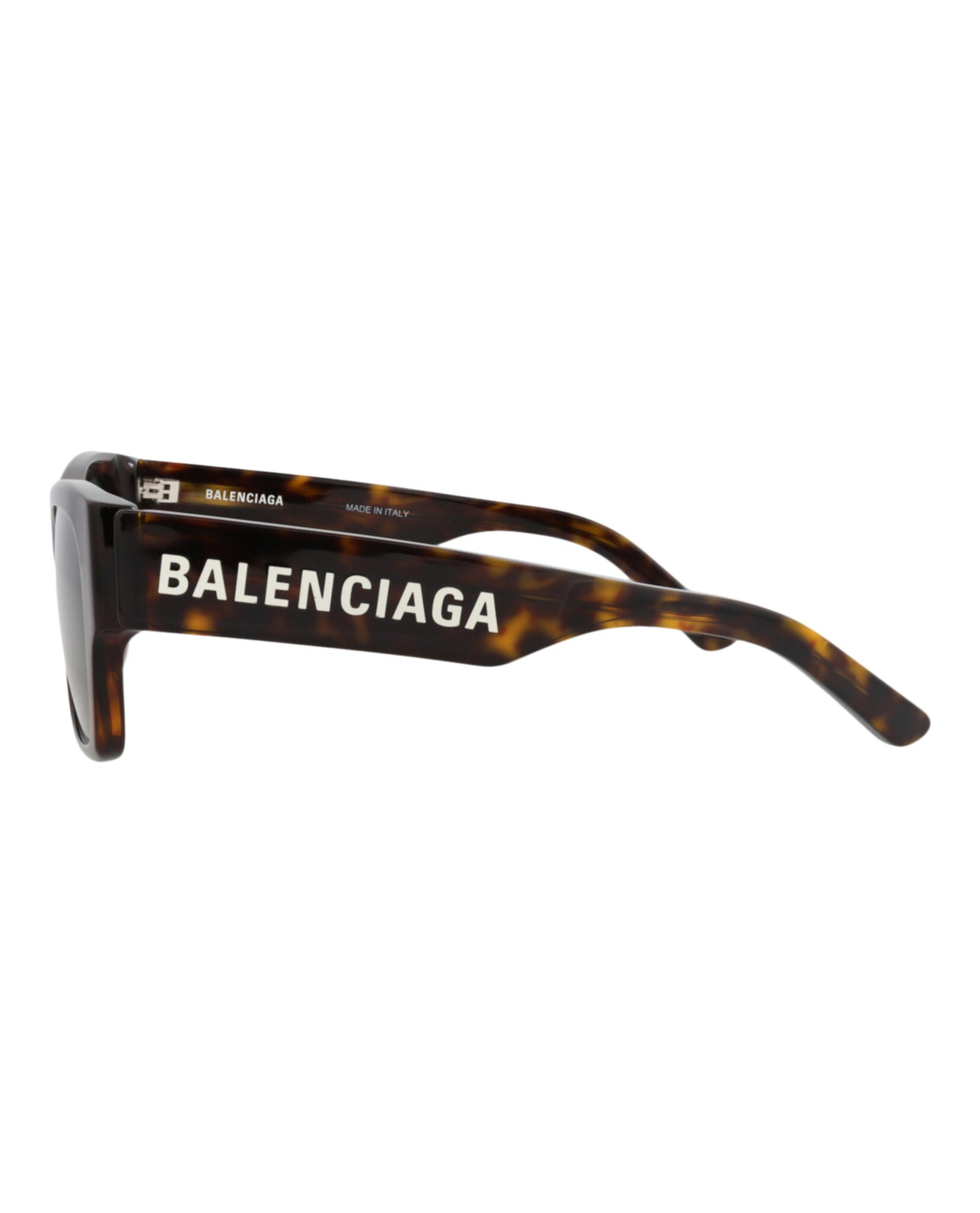 Balenciaga Balenciaga Unisex Square/Rectangle Havana Havana Green Fashion Designer Eyewear