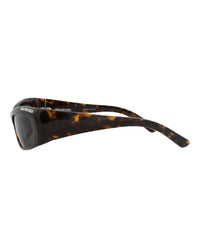 Balenciaga Balenciaga Unisex Square/Rectangle Havana Havana Green Fashion Designer Eyewear