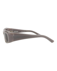 Balenciaga Unisex Square/Rectangle Grey Grey Grey Fashion Designer Eyewear