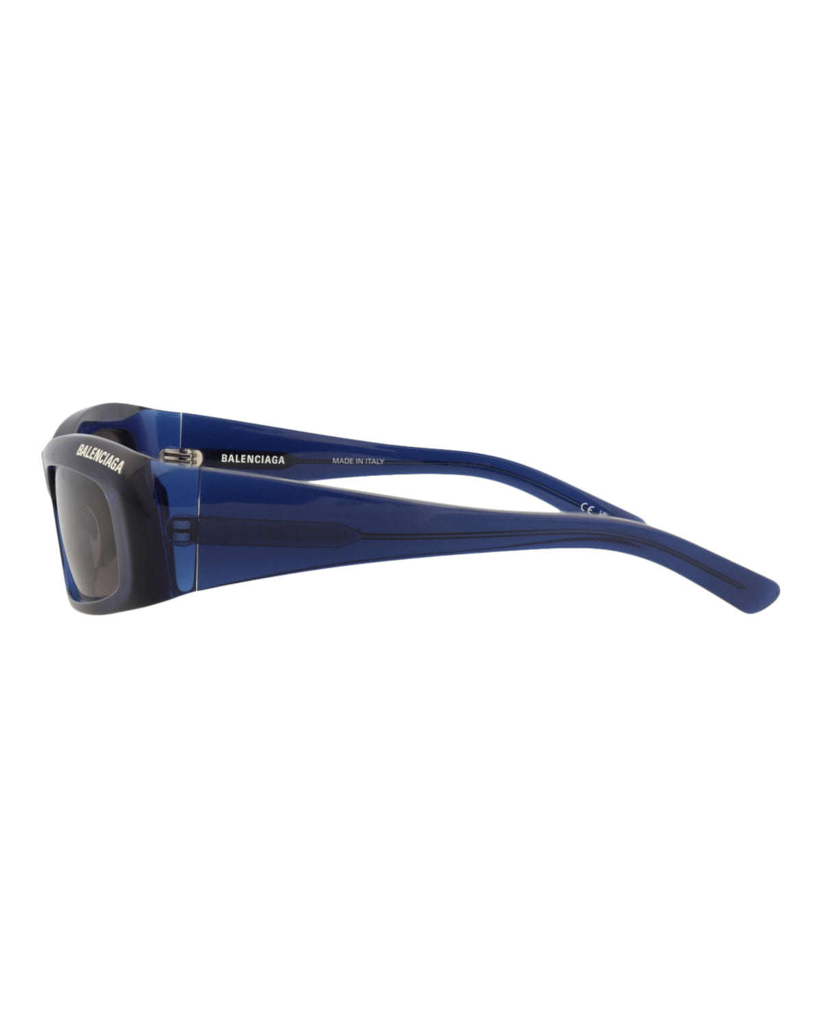 Balenciaga Unisex Square/Rectangle Blue Blue Grey Fashion Designer Eyewear
