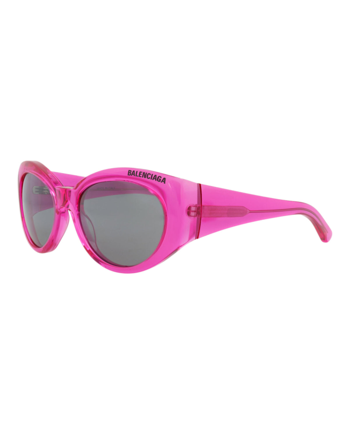 Balenciaga Balenciaga Womens Round/Oval Fuchsia Fuchsia Silver Fashion Designer Eyewear