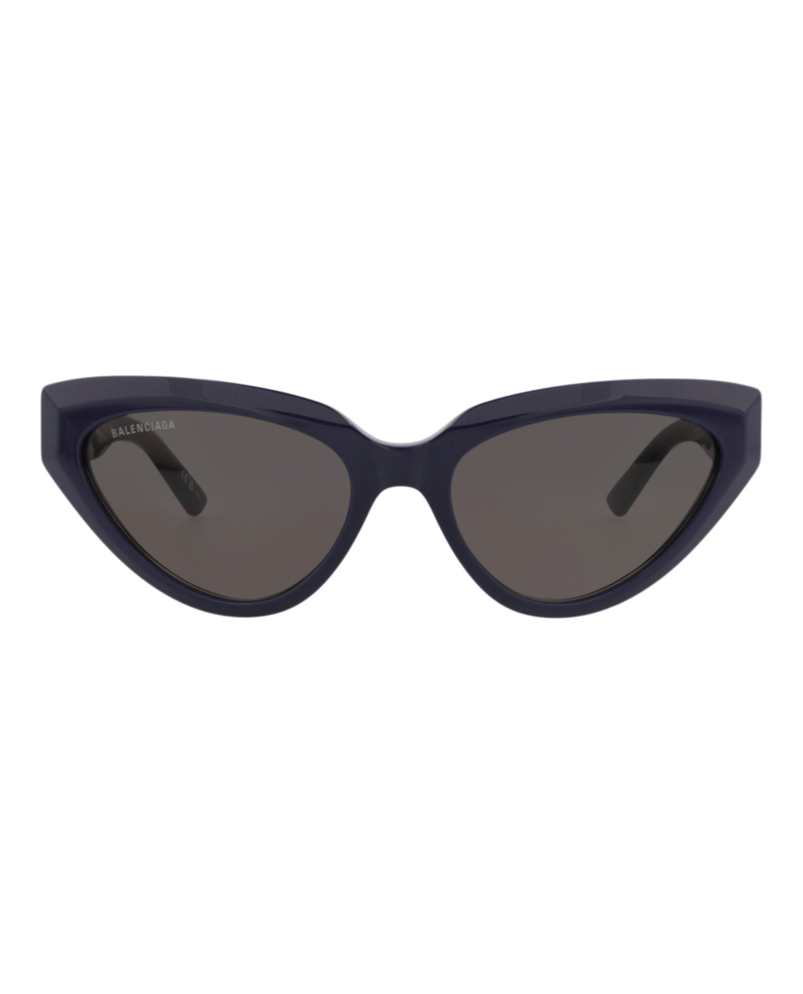Balenciaga Womens Cat Eye Blue Blue Grey Fashion Designer Eyewear