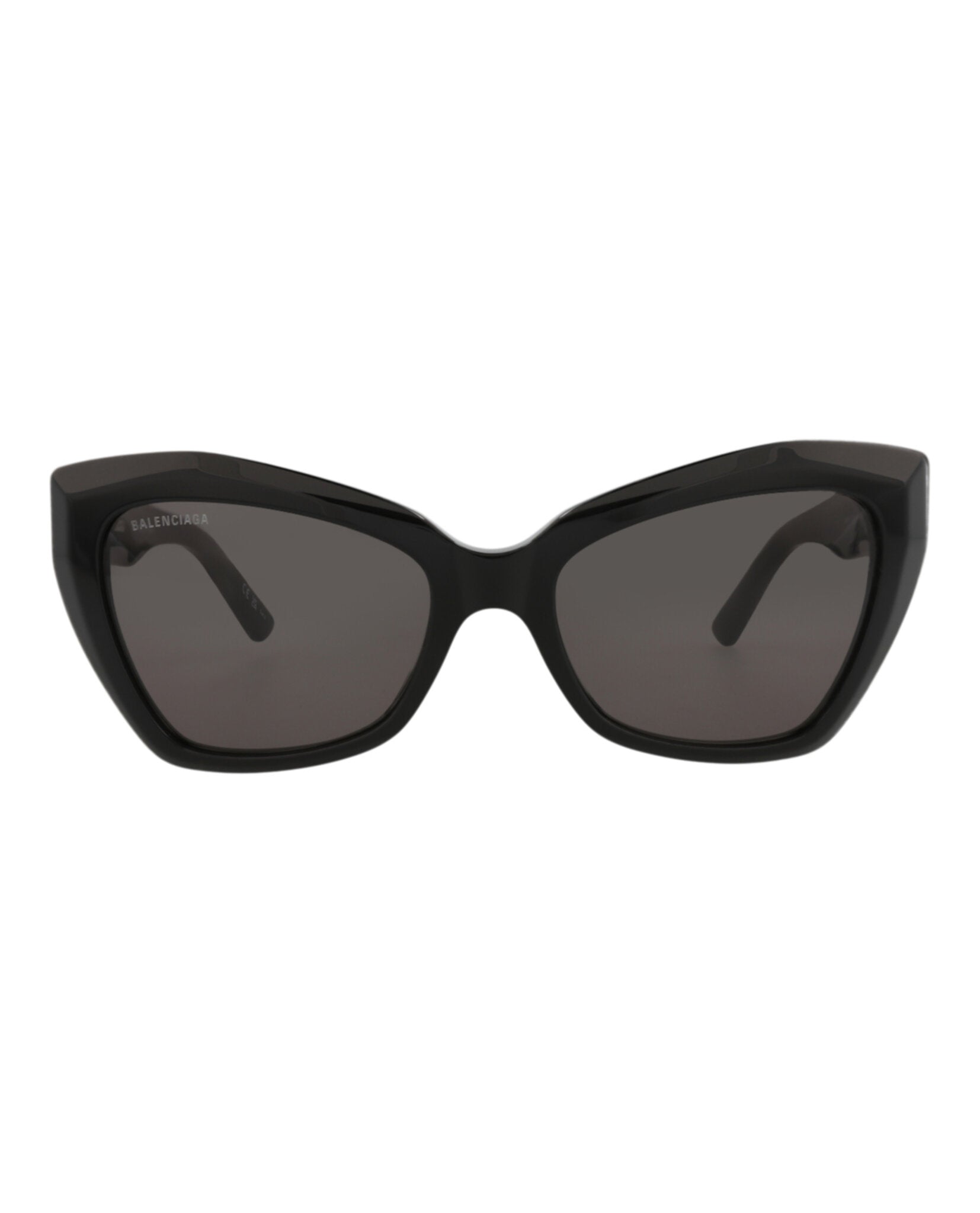 Balenciaga Balenciaga Womens Cat Eye Black Black Grey Fashion Designer Eyewear