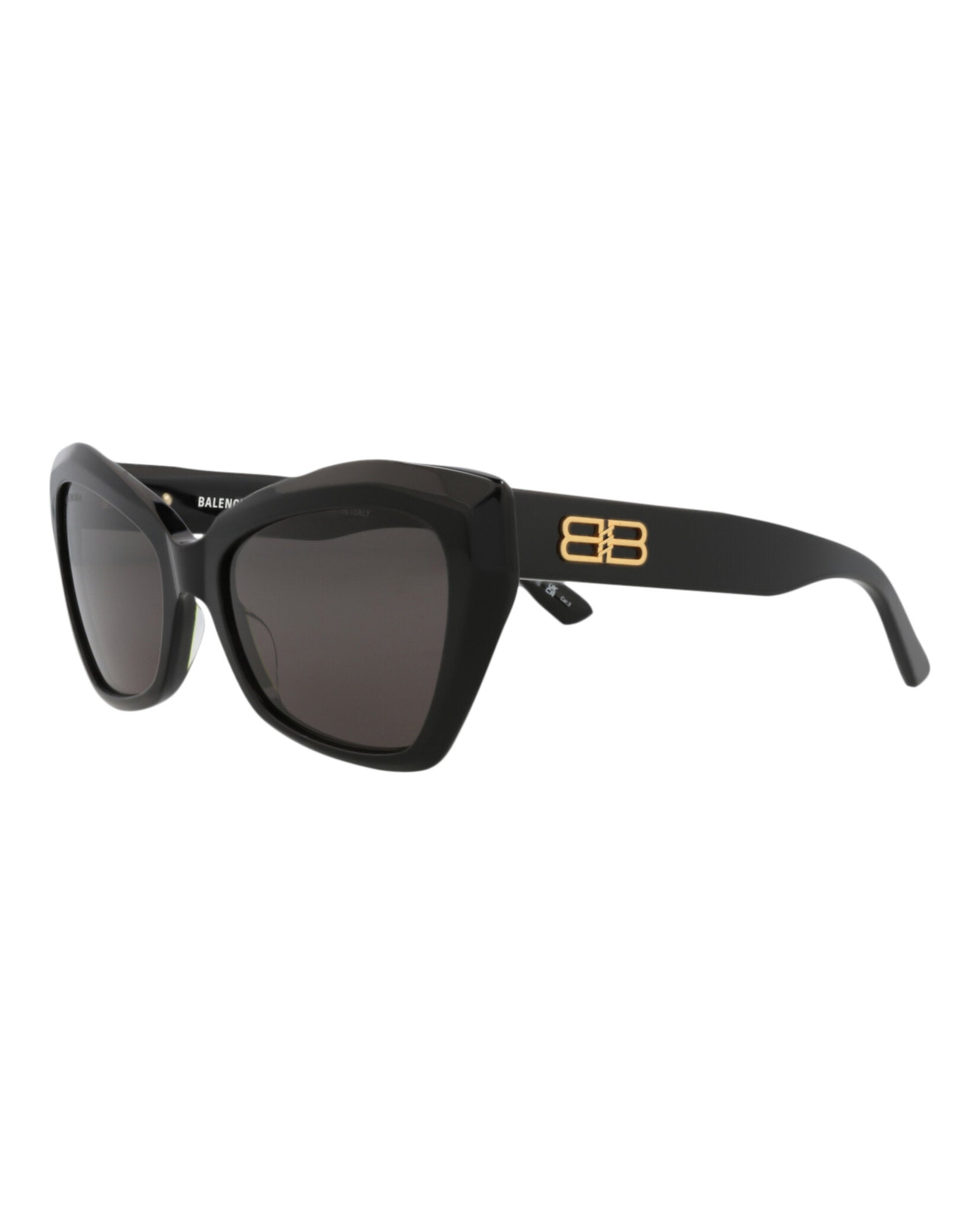 Balenciaga Balenciaga Womens Cat Eye Black Black Grey Fashion Designer Eyewear