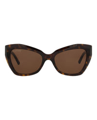 Balenciaga Womens Cat Eye Havana Havana Brown Fashion Designer Eyewear