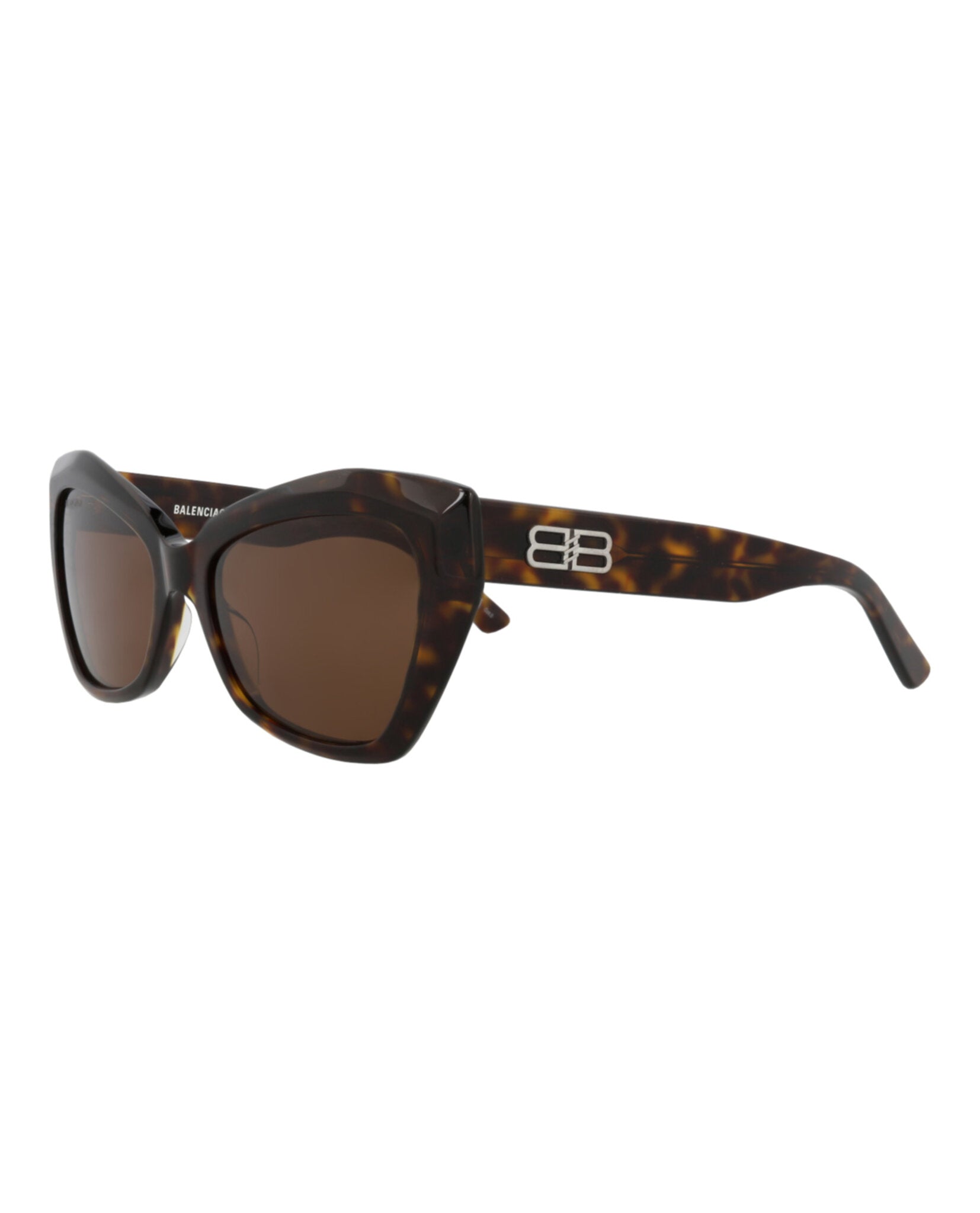Balenciaga Womens Cat Eye Havana Havana Brown Fashion Designer Eyewear