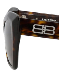 Balenciaga Womens Cat Eye Havana Havana Brown Fashion Designer Eyewear