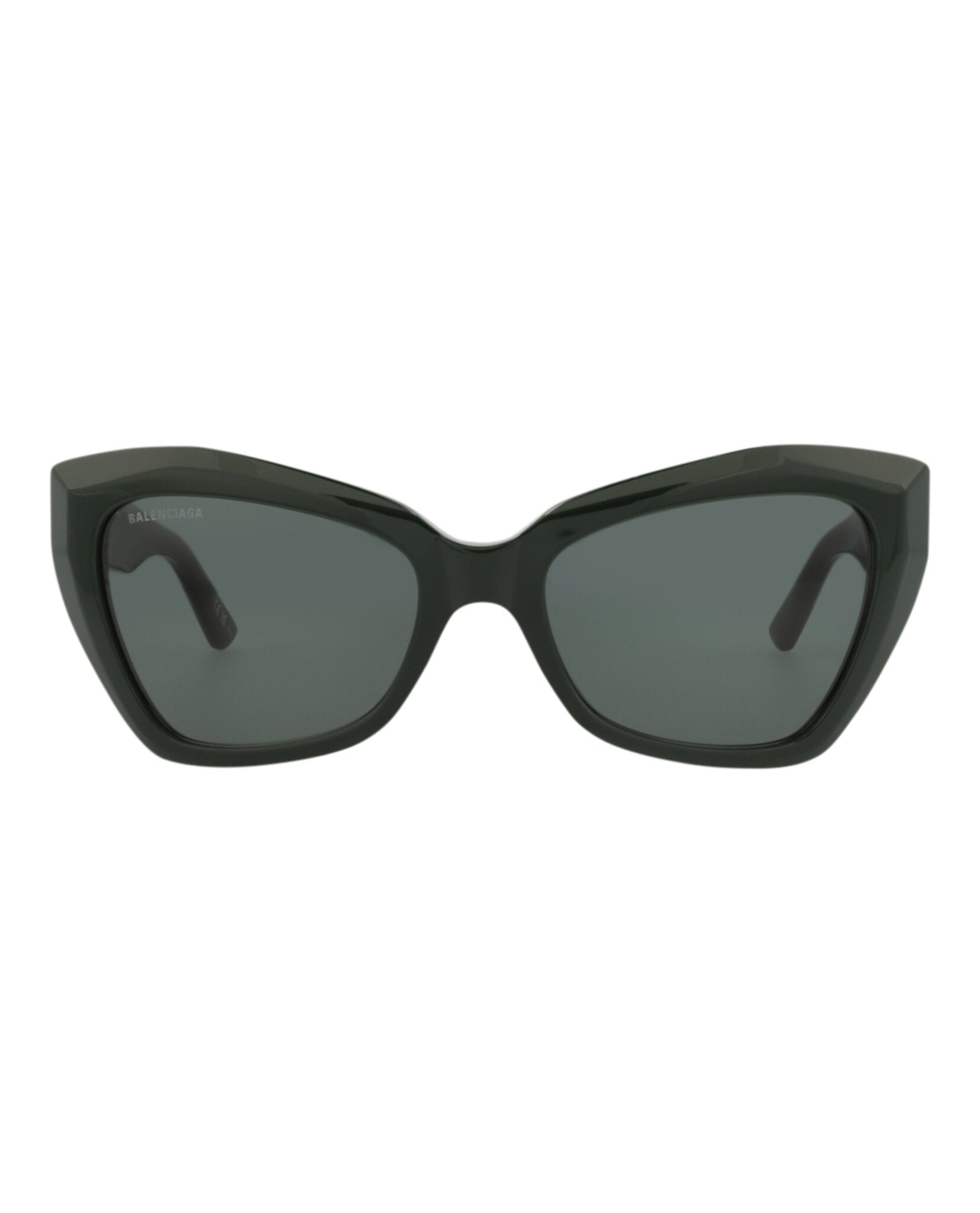 Balenciaga Womens Cat Eye Green Green Green Fashion Designer Eyewear