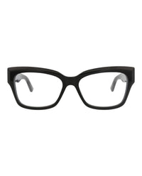 Balenciaga Womens Square/Rectangle Black Black Transparent Fashion Designer Eyewear