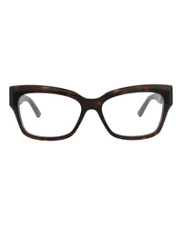Balenciaga Womens Square/Rectangle Havana Havana Transparent Fashion Designer Eyewear