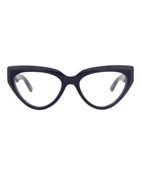 Balenciaga Womens Cat Eye Blue Blue Transparent Fashion Designer Eyewear