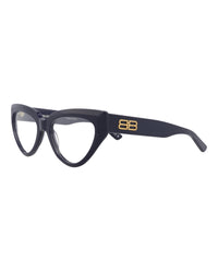 Balenciaga Womens Cat Eye Blue Blue Transparent Fashion Designer Eyewear