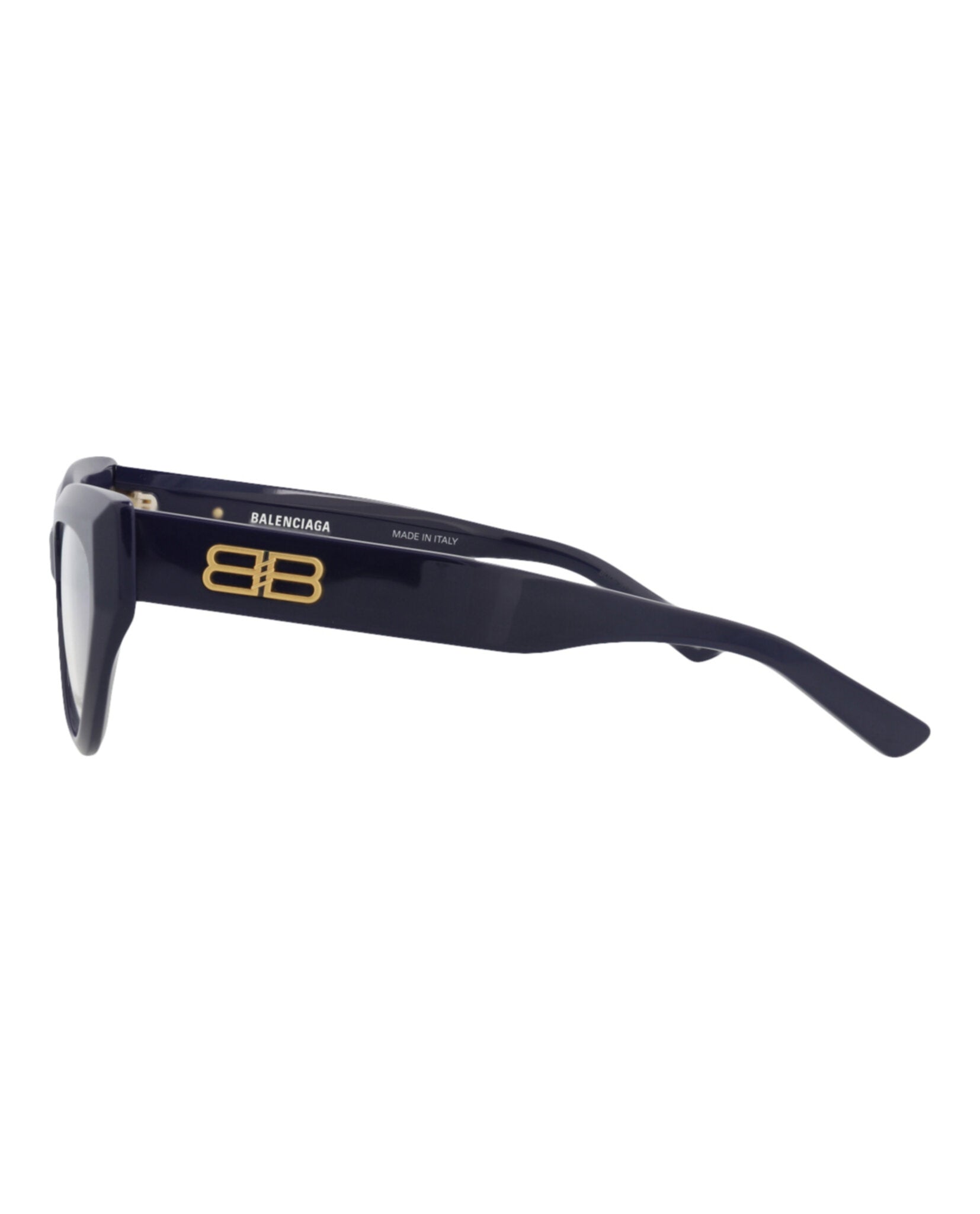Balenciaga Womens Cat Eye Blue Blue Transparent Fashion Designer Eyewear
