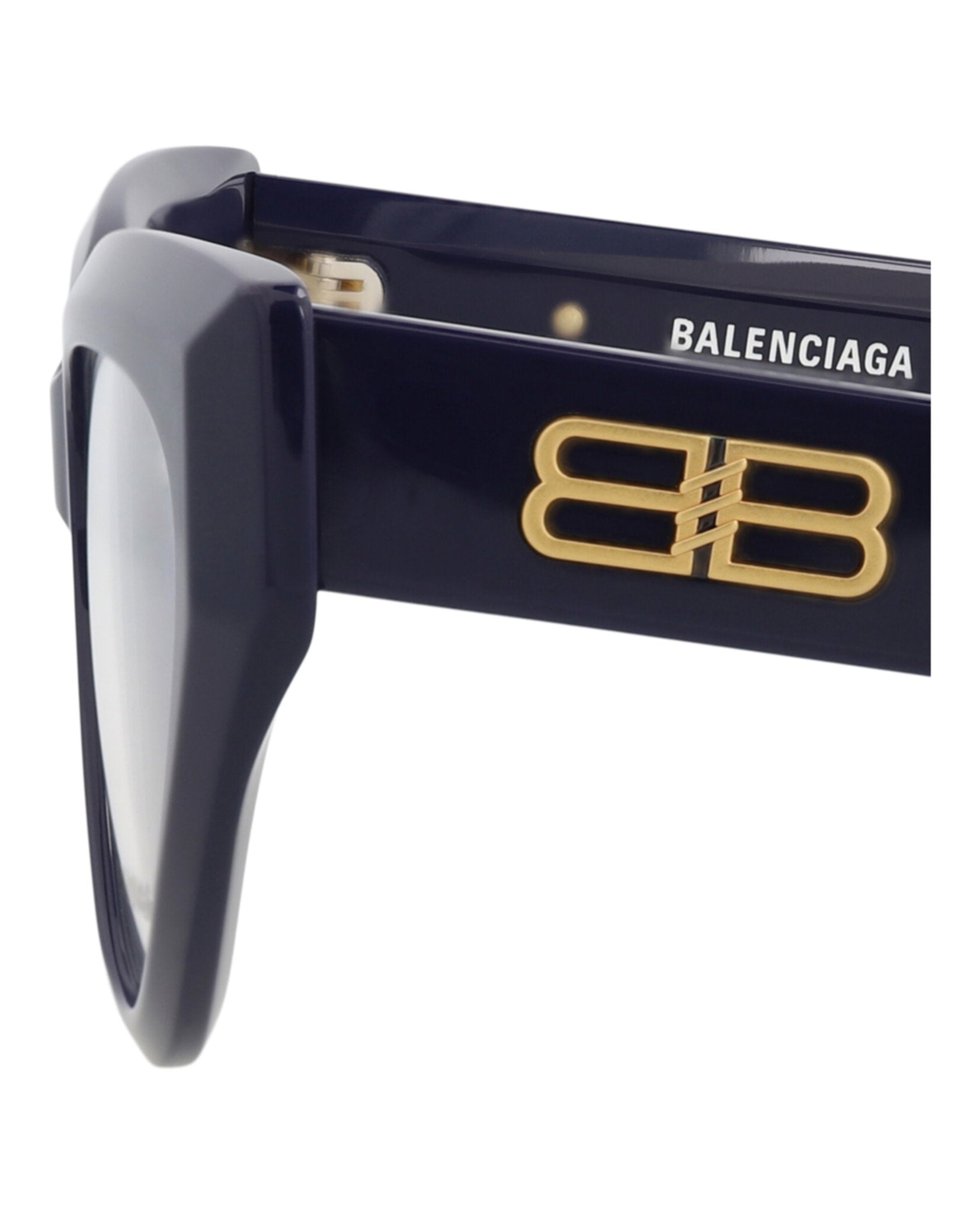 Balenciaga Womens Cat Eye Blue Blue Transparent Fashion Designer Eyewear