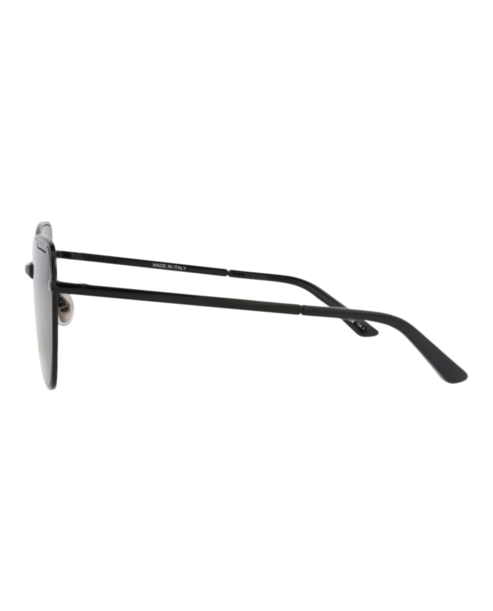 Balenciaga Balenciaga Womens Cat Eye Black Black Grey Fashion Designer Eyewear
