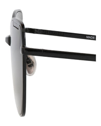 Balenciaga Balenciaga Womens Cat Eye Black Black Grey Fashion Designer Eyewear