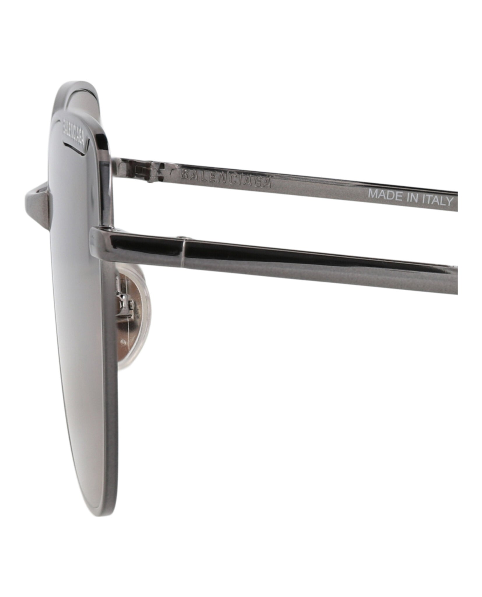 Balenciaga Balenciaga Womens Cat Eye Ruthenium Ruthenium Brown Fashion Designer Eyewear