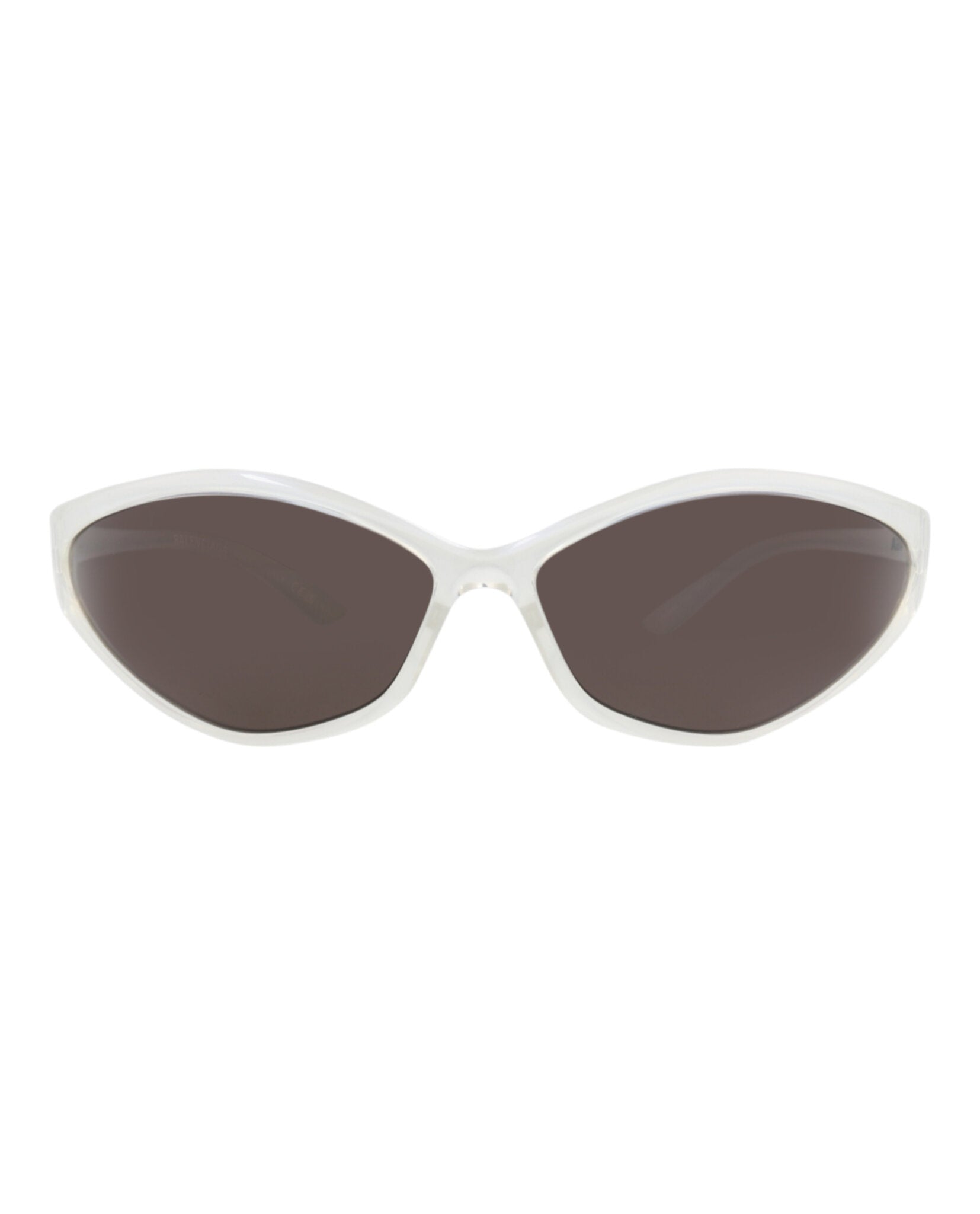 Balenciaga Unisex Shield/Wrap Crystal Crystal Grey Fashion Designer Eyewear