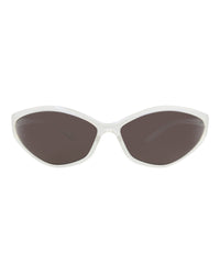 Balenciaga Unisex Shield/Wrap Crystal Crystal Grey Fashion Designer Eyewear