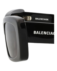 Balenciaga Unisex Square/Rectangle Black Black Grey Fashion Designer Eyewear