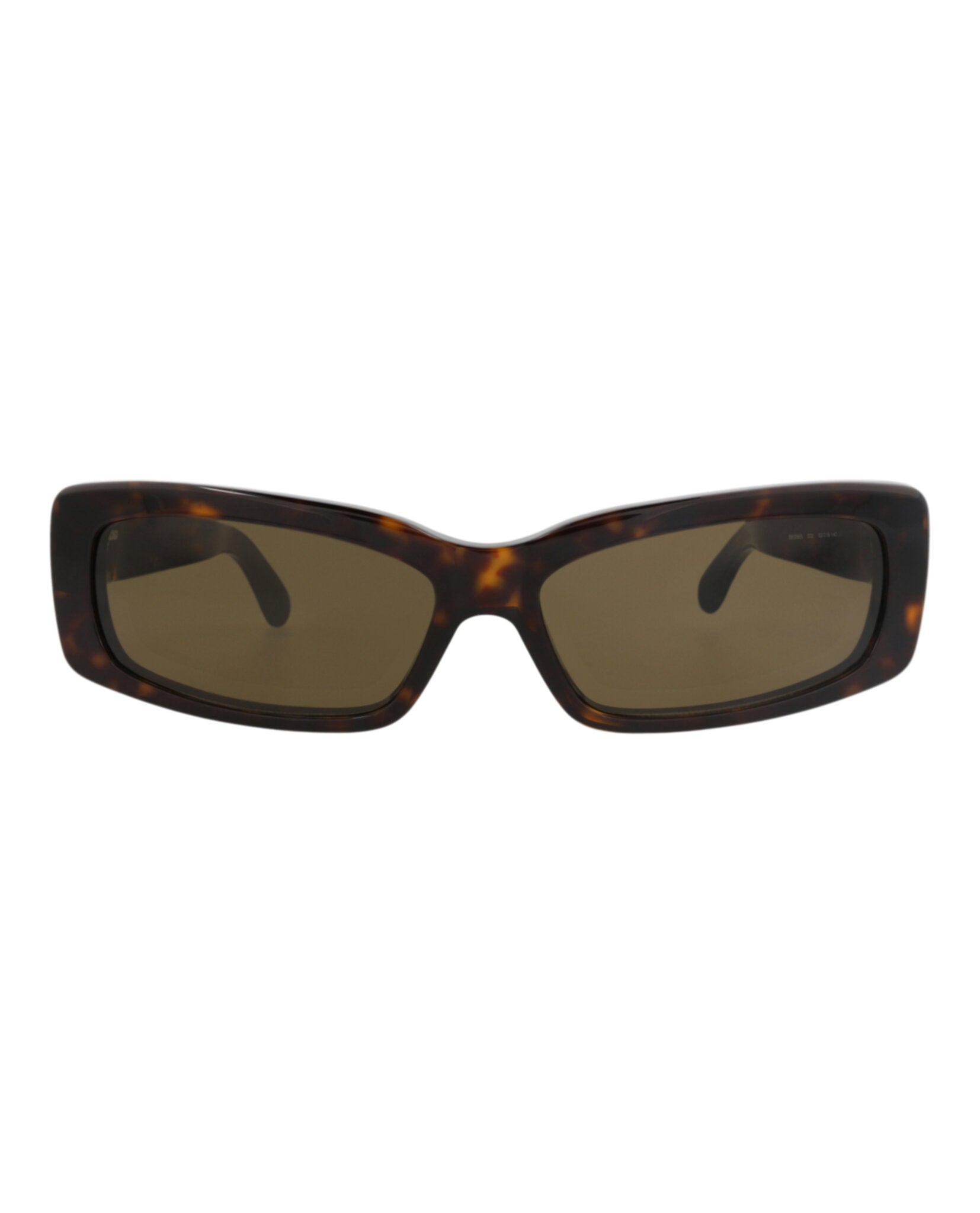 Balenciaga Unisex Square/Rectangle Havana Havana Brown Fashion Designer Eyewear