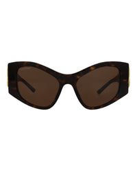 Balenciaga Balenciaga Womens Cat Eye Havana Havana Brown Fashion Designer Eyewear