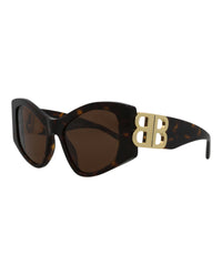 Balenciaga Balenciaga Womens Cat Eye Havana Havana Brown Fashion Designer Eyewear