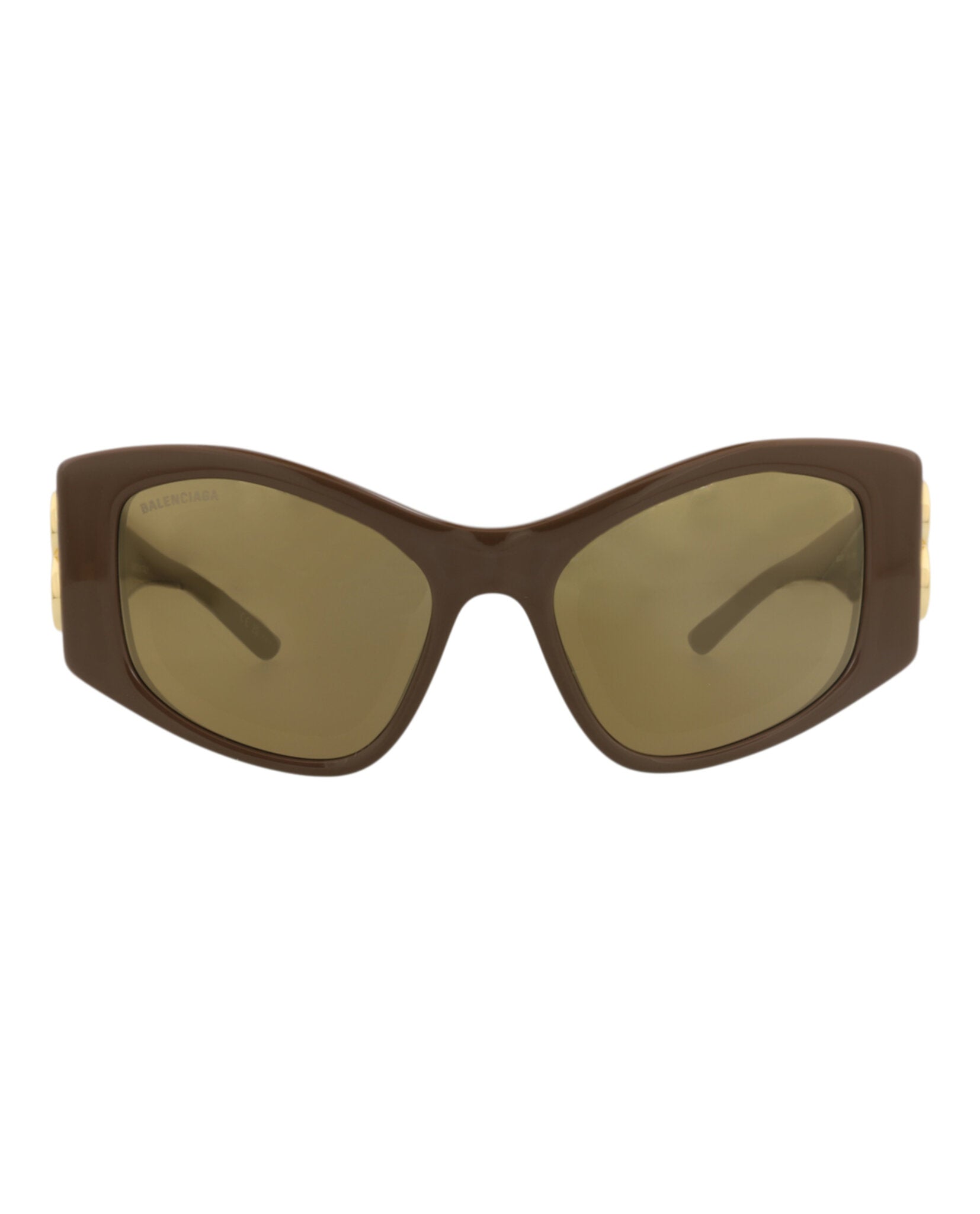 Balenciaga Balenciaga Womens Cat Eye Brown Brown Bronze Fashion Designer Eyewear
