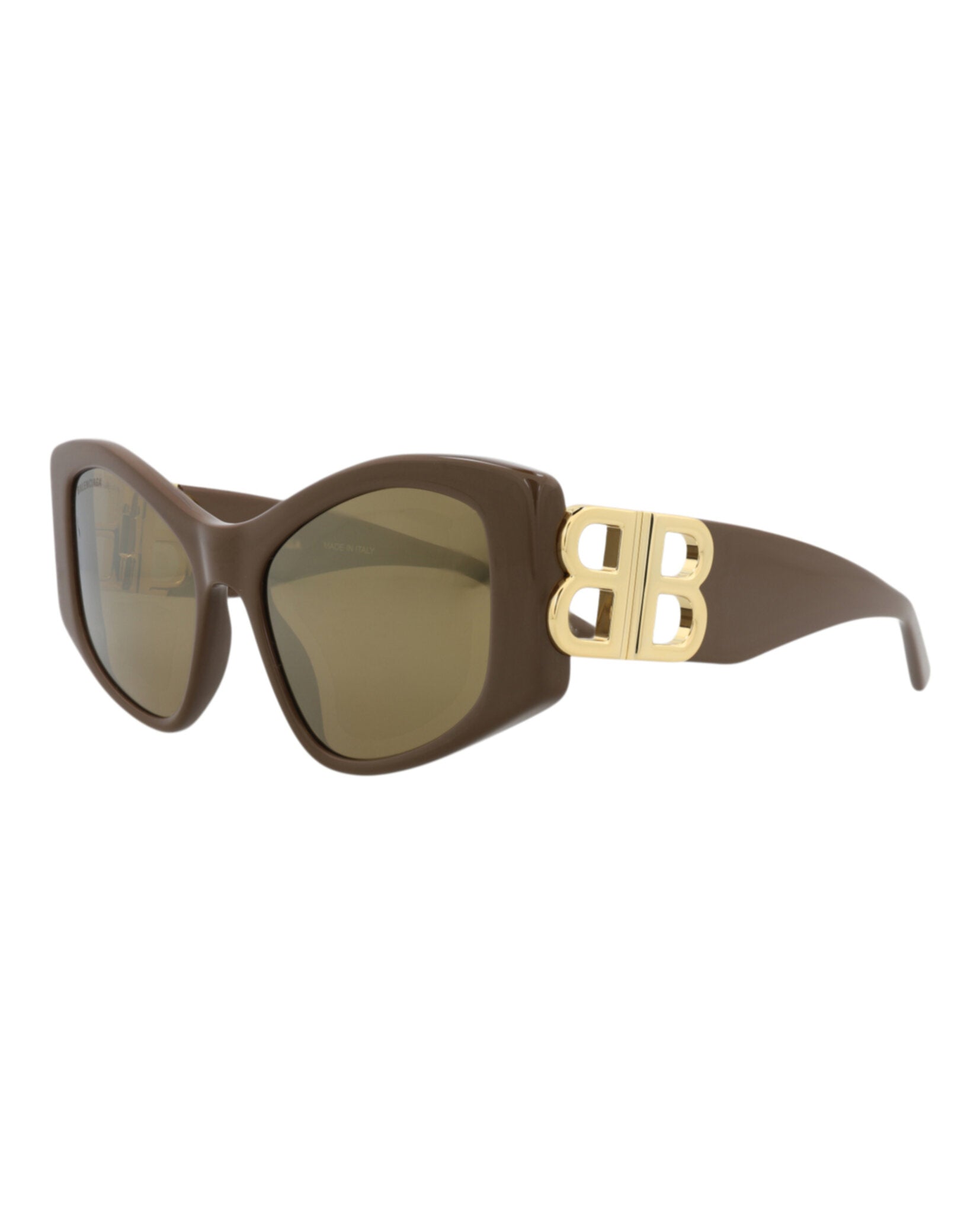 Balenciaga Balenciaga Womens Cat Eye Brown Brown Bronze Fashion Designer Eyewear