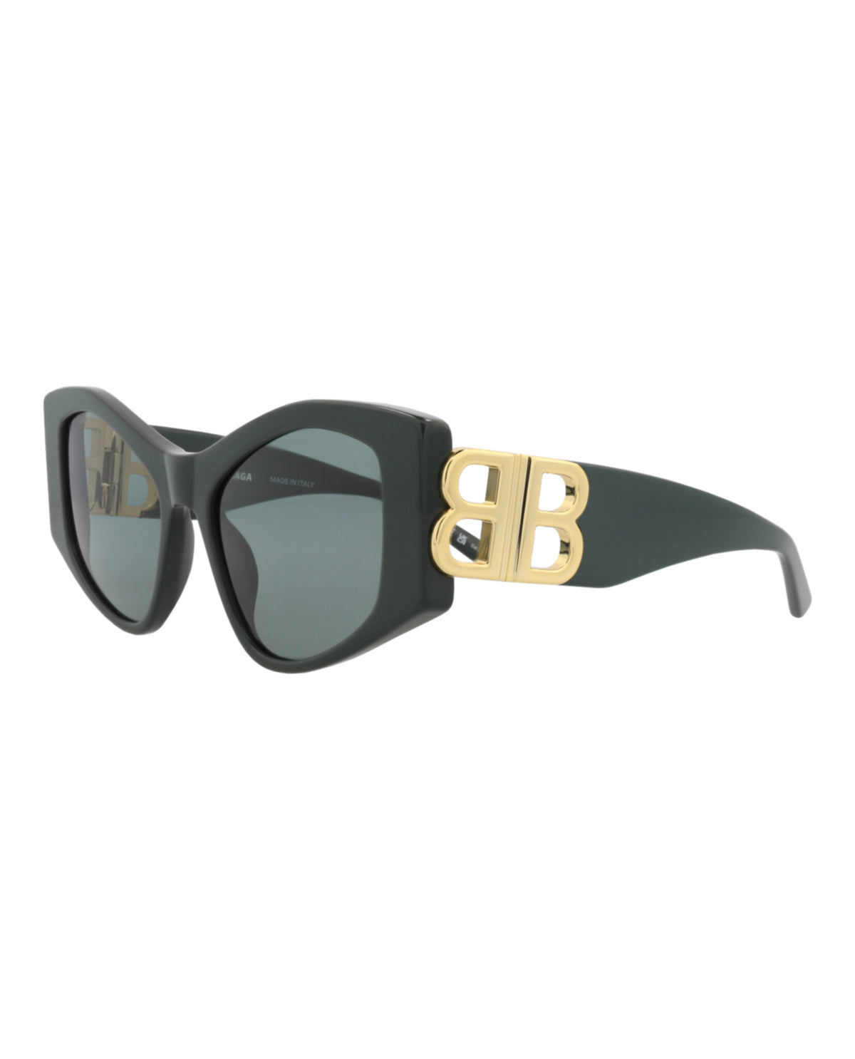 Balenciaga Womens Cat Eye Green Green Green Fashion Designer Eyewear