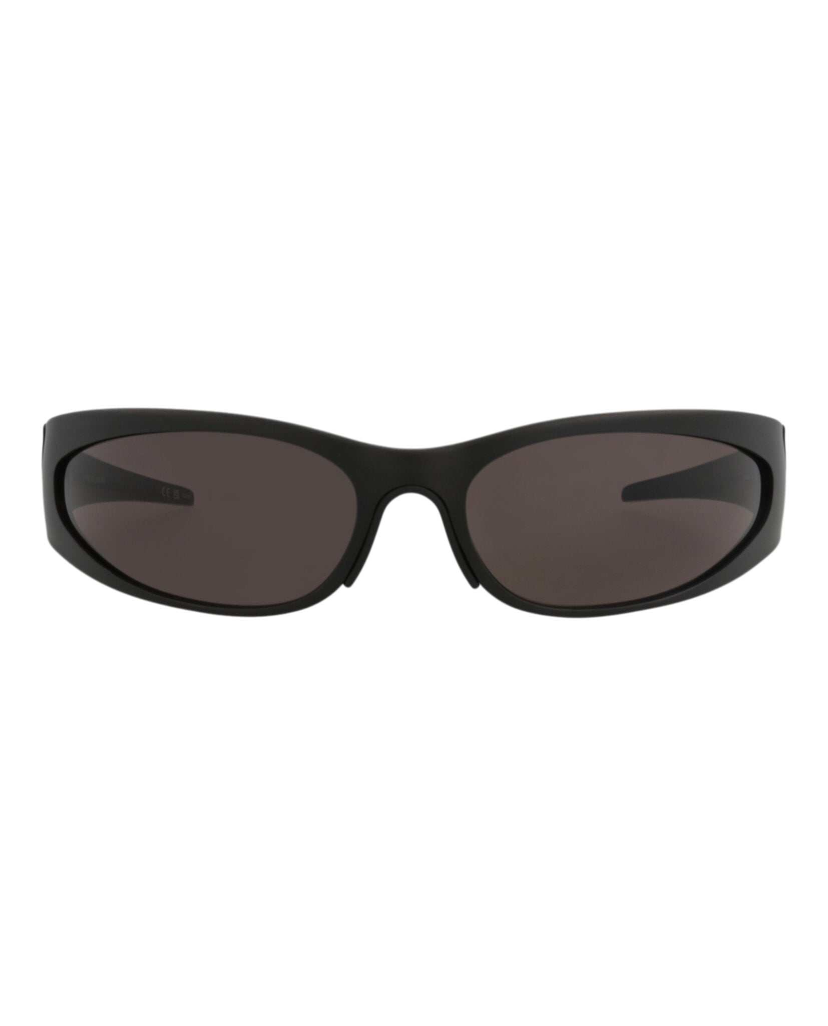 Balenciaga Mens Shield/Wrap Black Black Grey Fashion Designer Eyewear