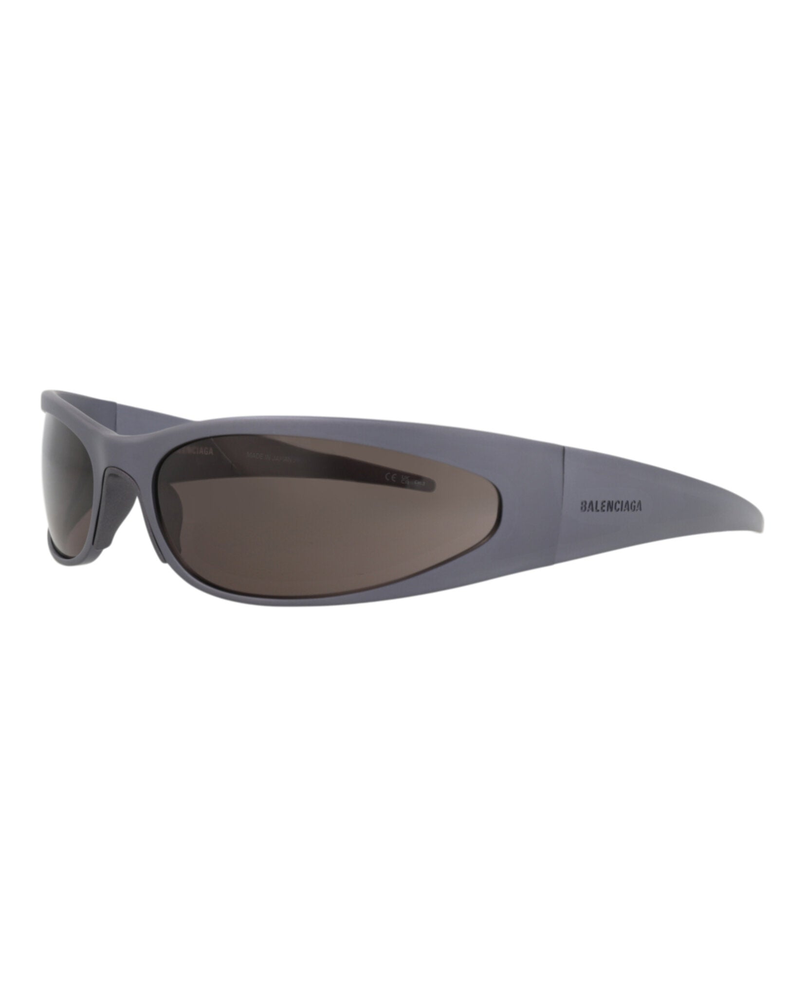 Balenciaga Mens Shield/Wrap Grey Grey Grey Fashion Designer Eyewear