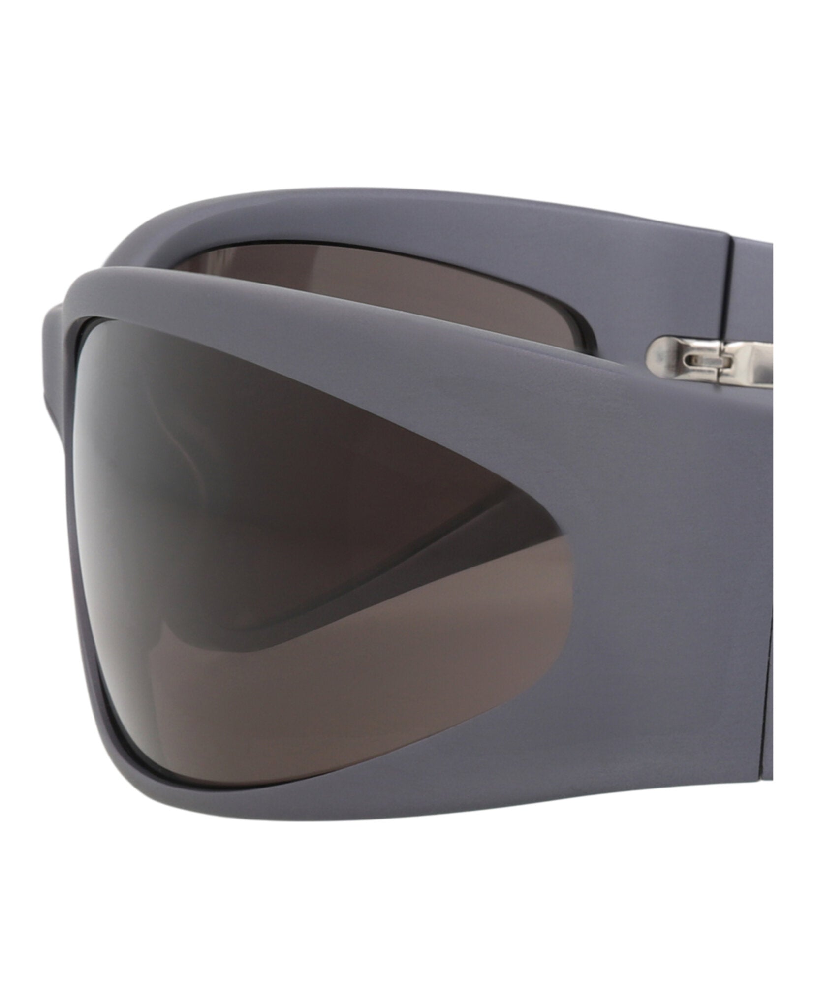 Balenciaga Mens Shield/Wrap Grey Grey Grey Fashion Designer Eyewear