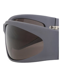 Balenciaga Mens Shield/Wrap Grey Grey Grey Fashion Designer Eyewear