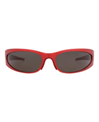 Balenciaga Mens Shield/Wrap Red Red Grey Fashion Designer Eyewear