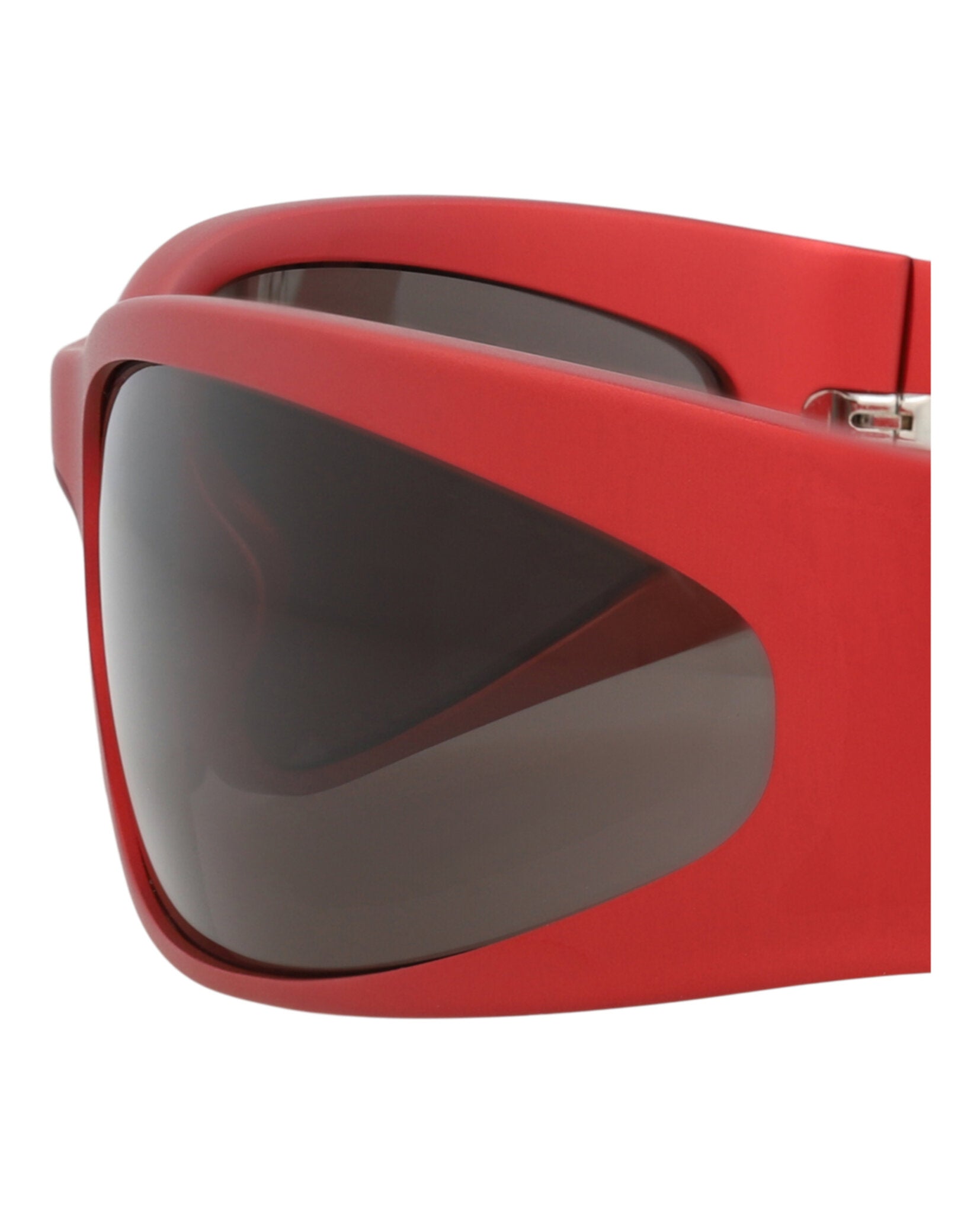 Balenciaga Mens Shield/Wrap Red Red Grey Fashion Designer Eyewear