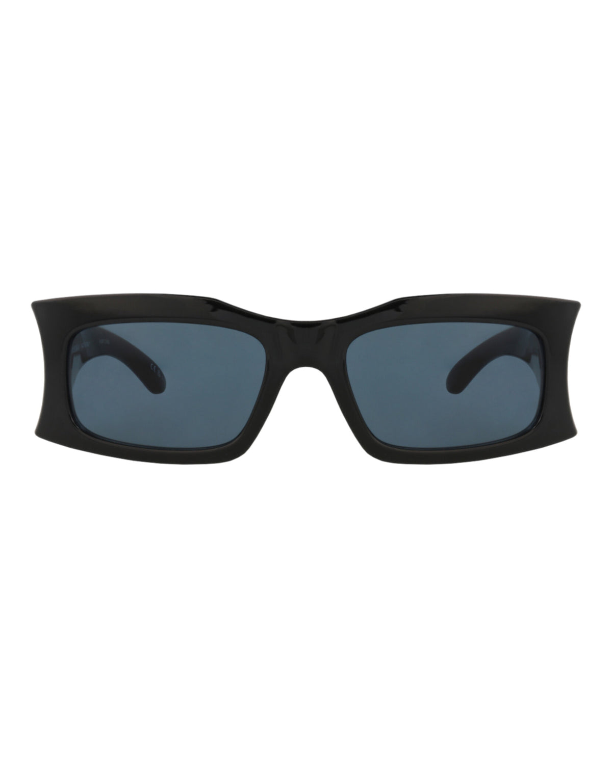 Balenciaga Unisex Square/Rectangle Black Black Blue Fashion Designer Eyewear