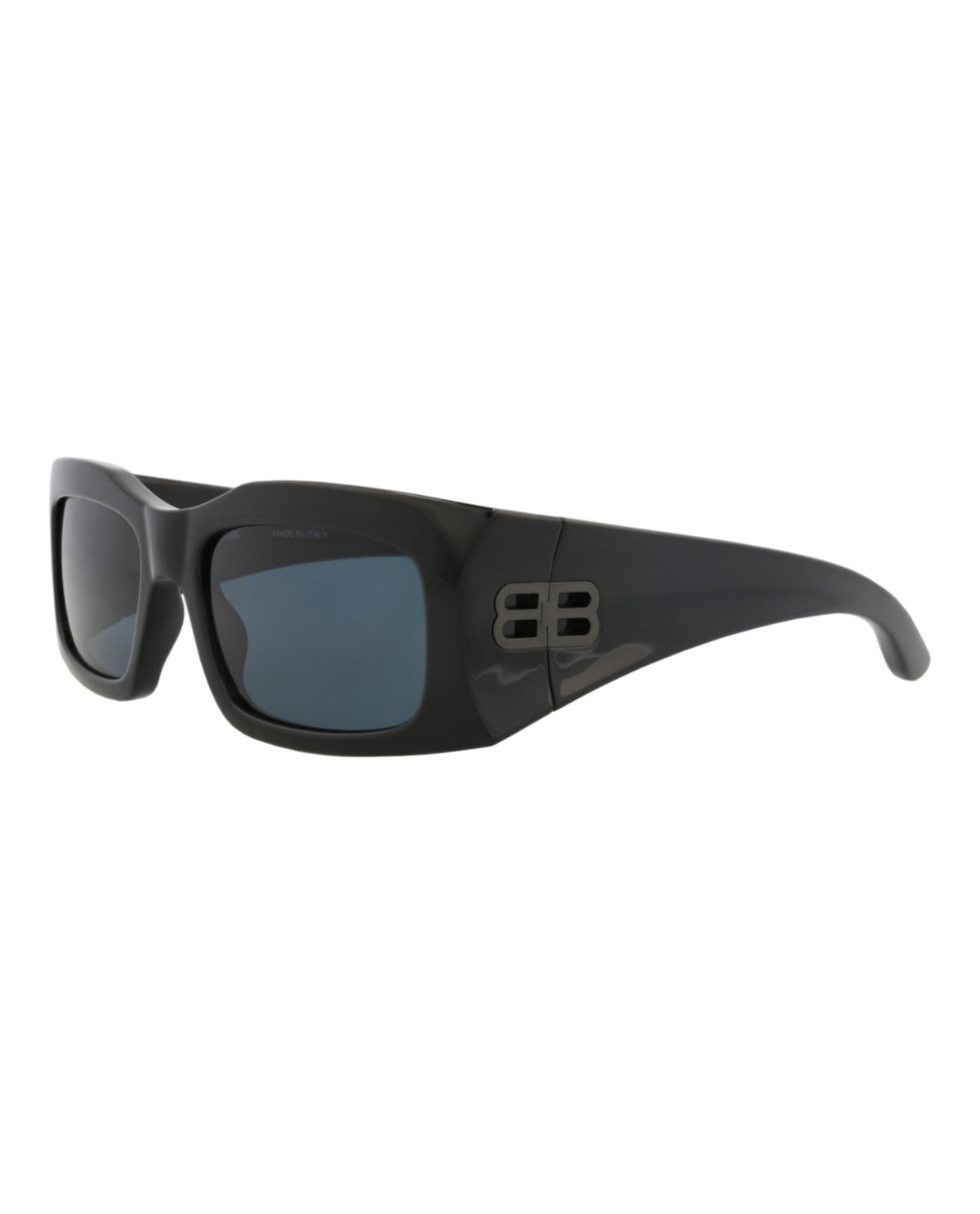 Balenciaga Unisex Square/Rectangle Black Black Blue Fashion Designer Eyewear