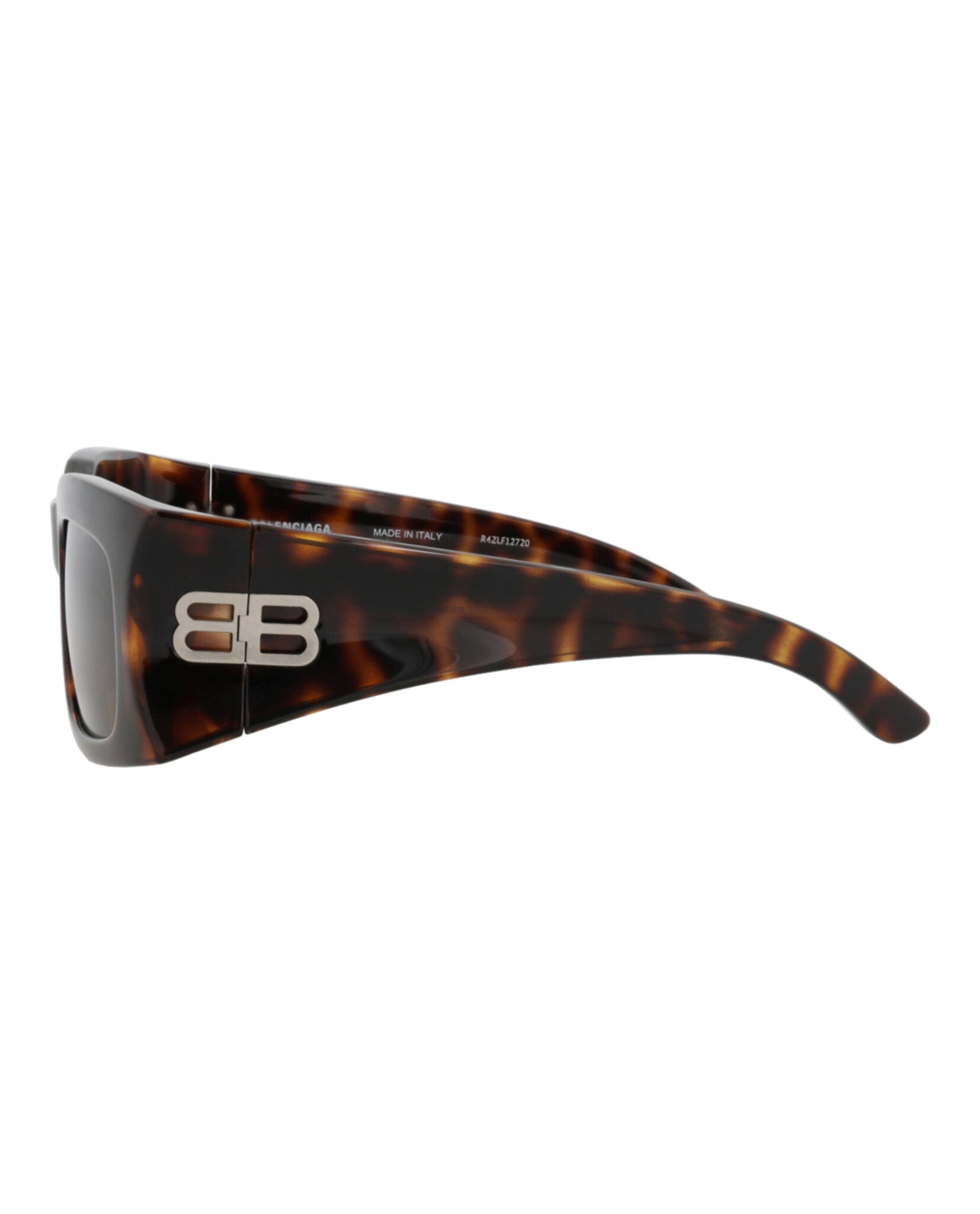 Balenciaga Unisex Square/Rectangle Havana Havana Brown Fashion Designer Eyewear