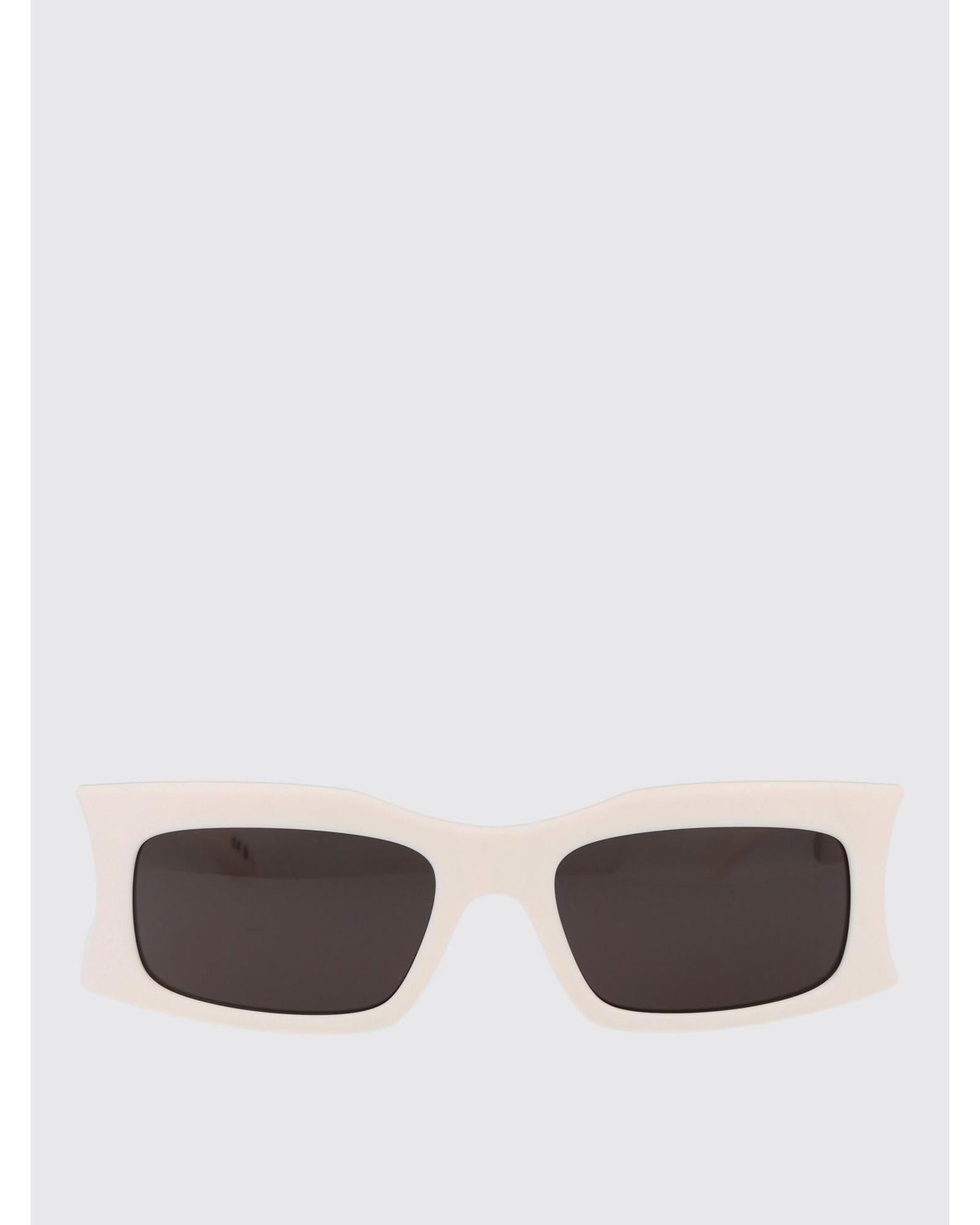 サングラス BALENCIAGA Woman Sunglasses Ivory BB0291S 004 Balenciaga BB0291S Sunglasses Rectangular Frame Women Ivory