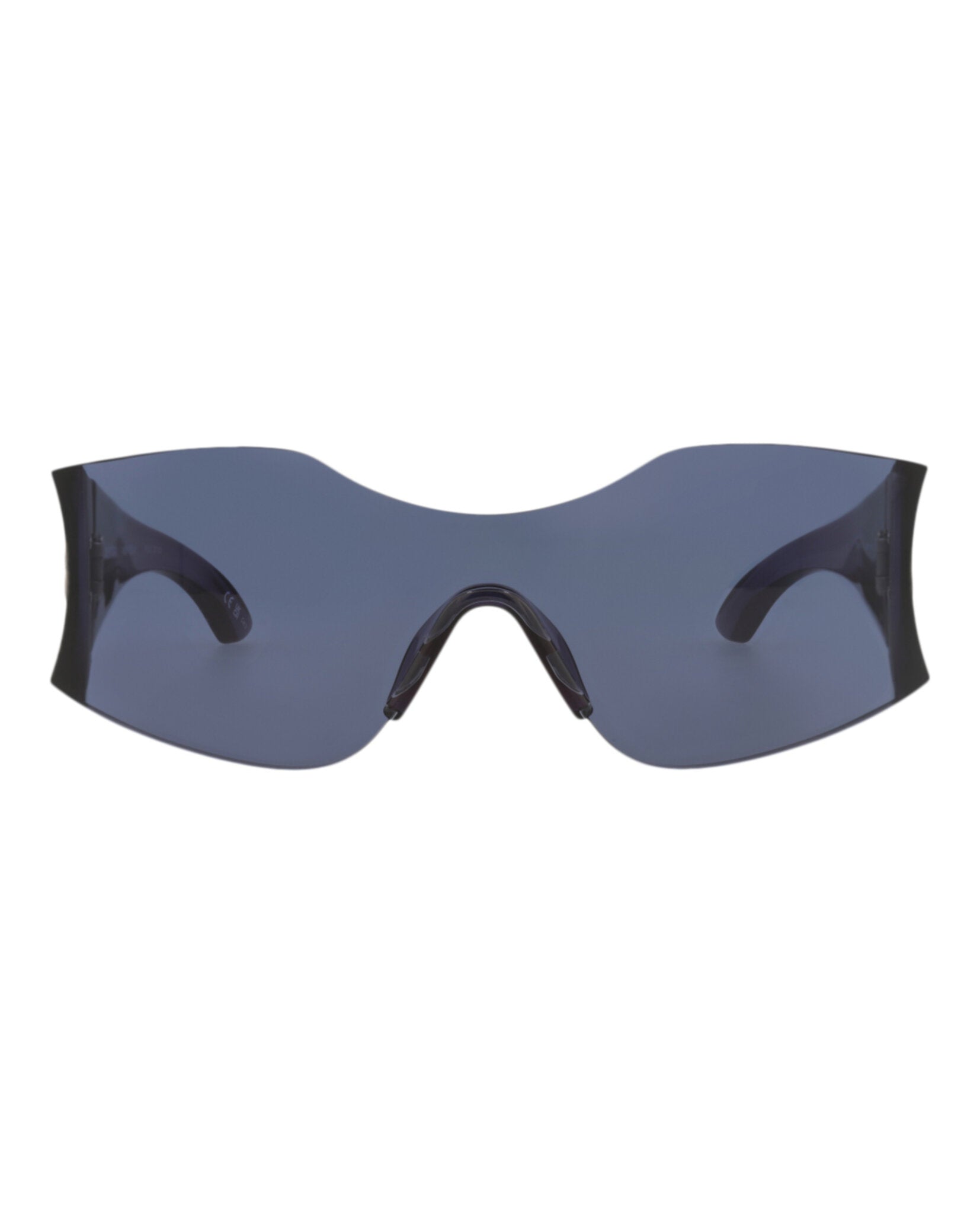 Balenciaga Unisex Shield/Wrap Blue Blue Blue Fashion Designer Eyewear