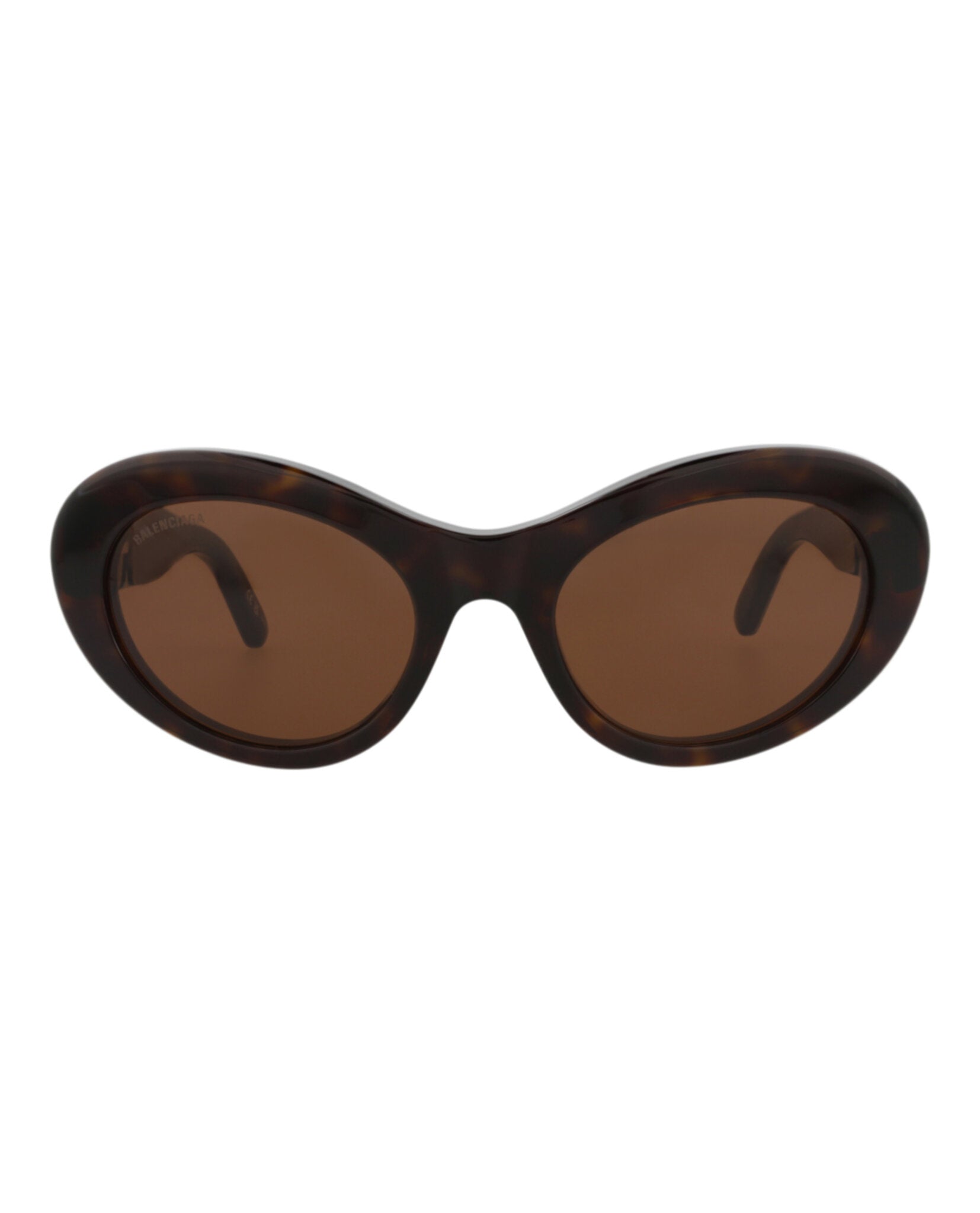 Balenciaga Balenciaga Womens Round/Oval Havana Havana Brown Fashion Designer Eyewear