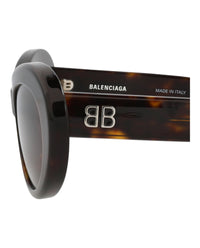 Balenciaga Balenciaga Womens Round/Oval Havana Havana Brown Fashion Designer Eyewear