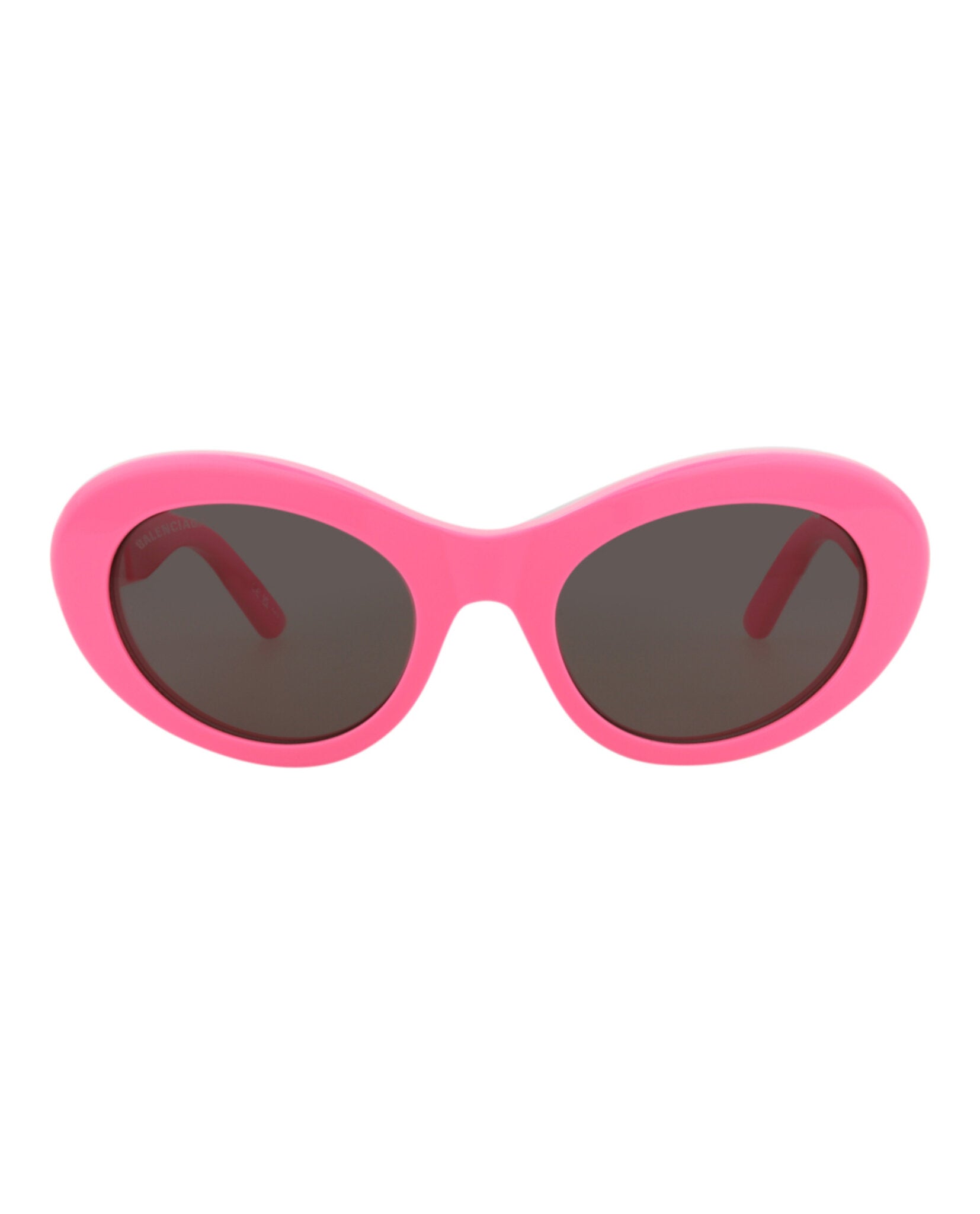 Balenciaga Womens Round/Oval Pink Pink Grey Fashion Designer Eyewear